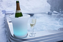 Chalet Janluke Terrace Jacuzzi